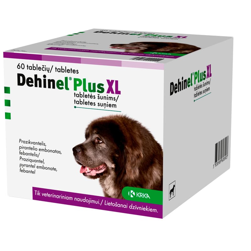 Dehinel Plus XL attārpošanas tabletes lieliem suņiem N1
